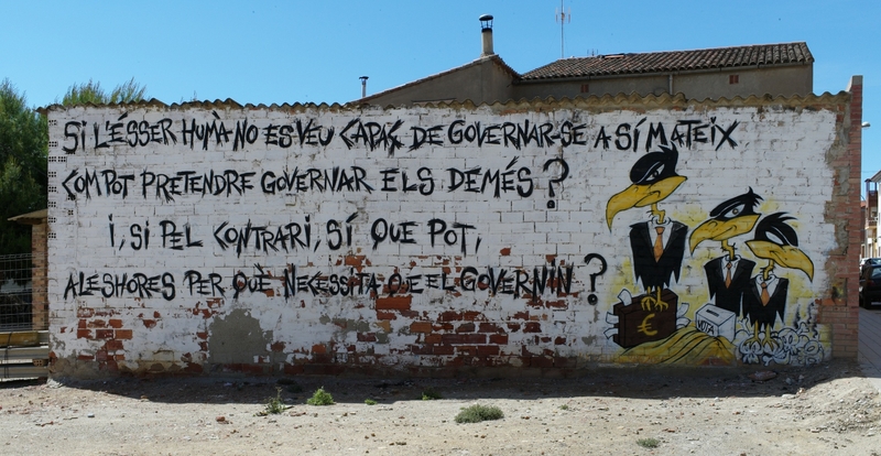 Almacelles cartel Grafitti