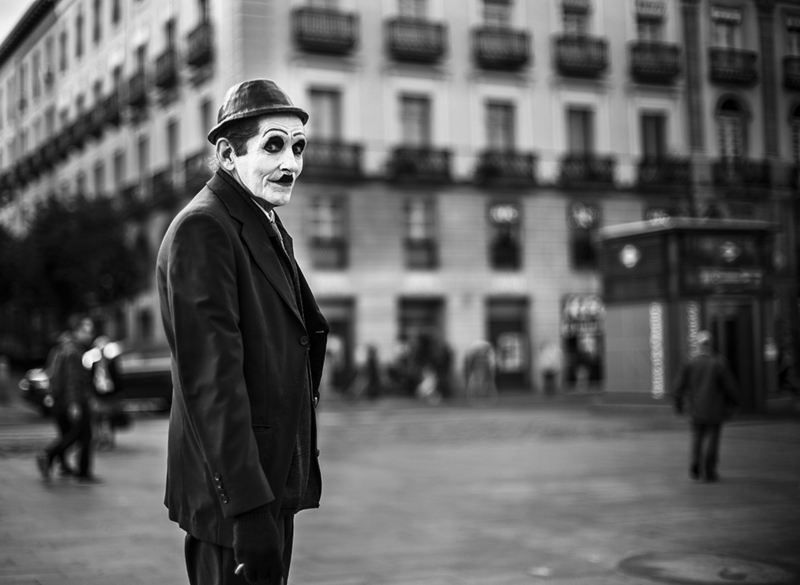 Chaplin Visita Madrid.